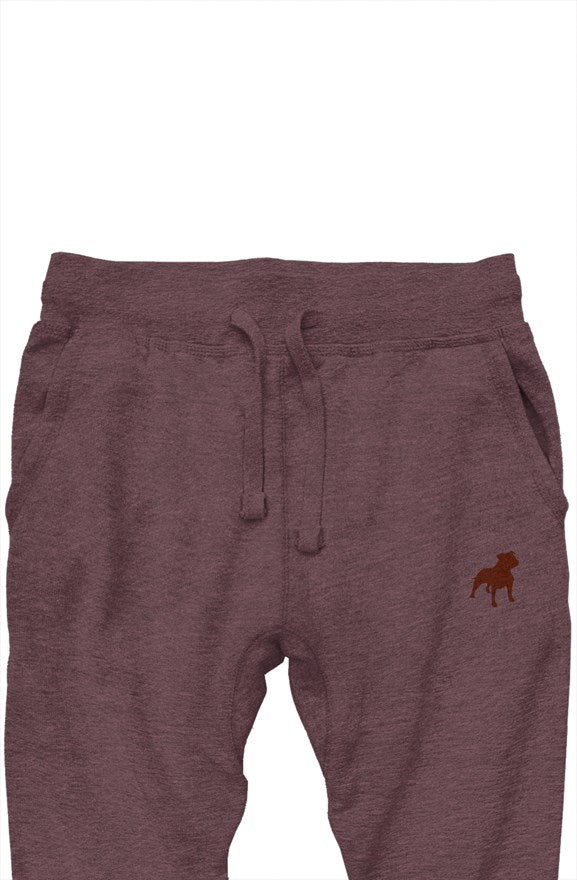 Dark Red Premium Joggers by Brown Dog