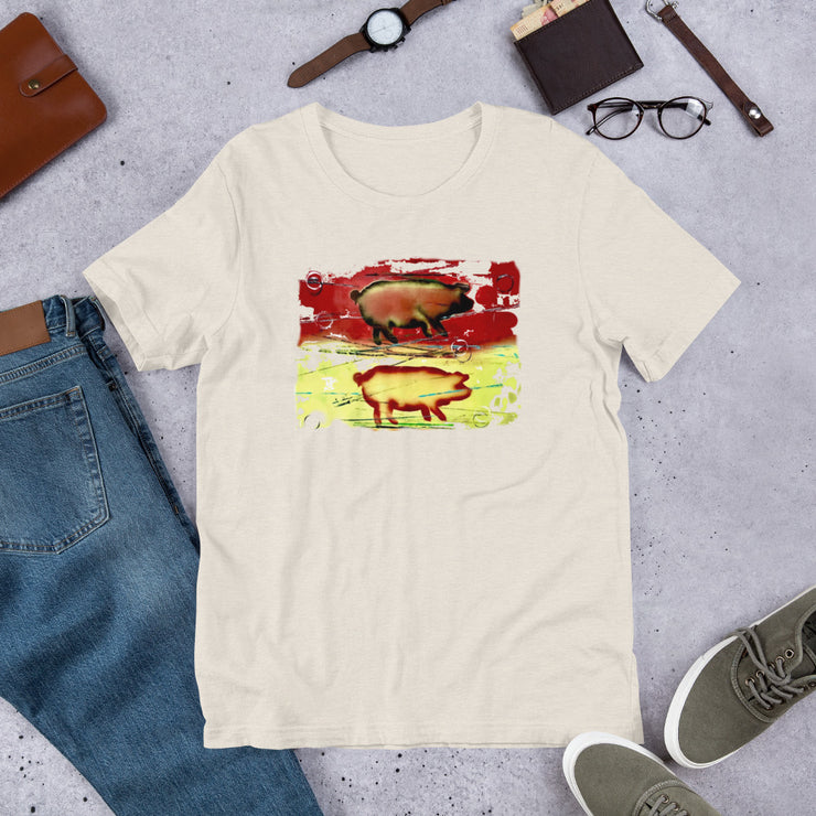 Two Piggies Art Tee