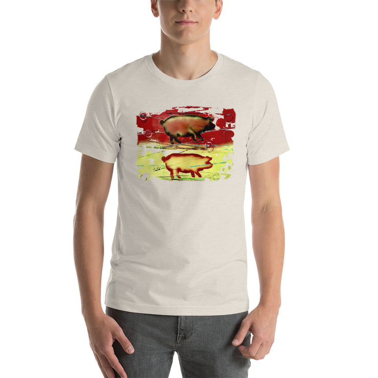 Two Piggies Art Tee